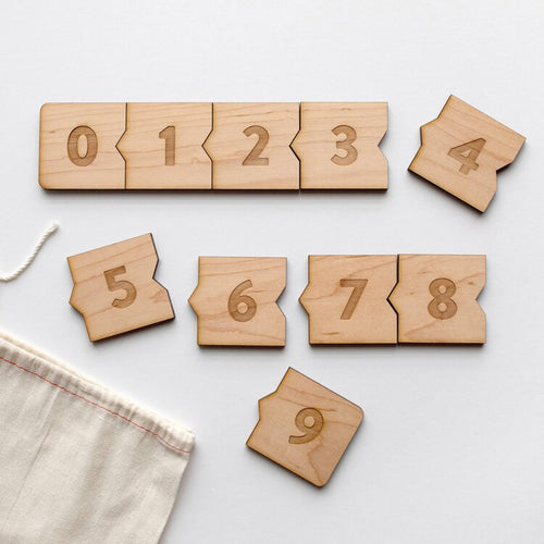 Wooden Number Puzzle - Kidz Oasis
